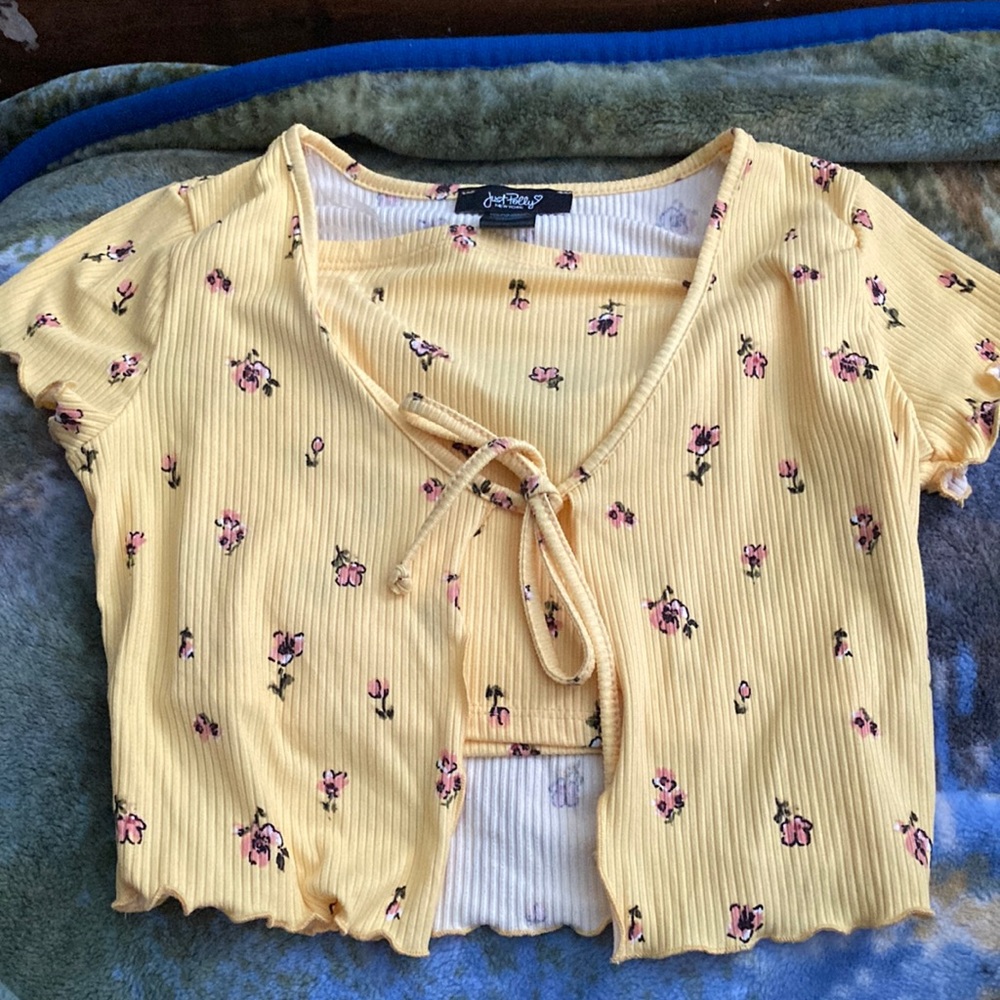yellow shirt